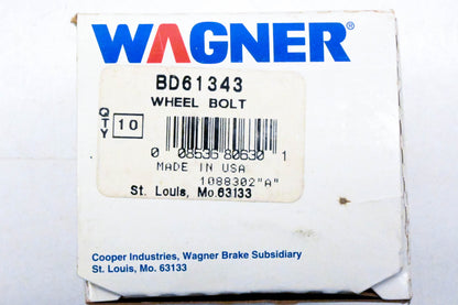 Wagner BD61343 Wheel Lug Studs Qty 10 NOS