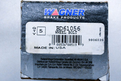 Wagner BC61056 Wheel Lug Studs Qty 5 NOS