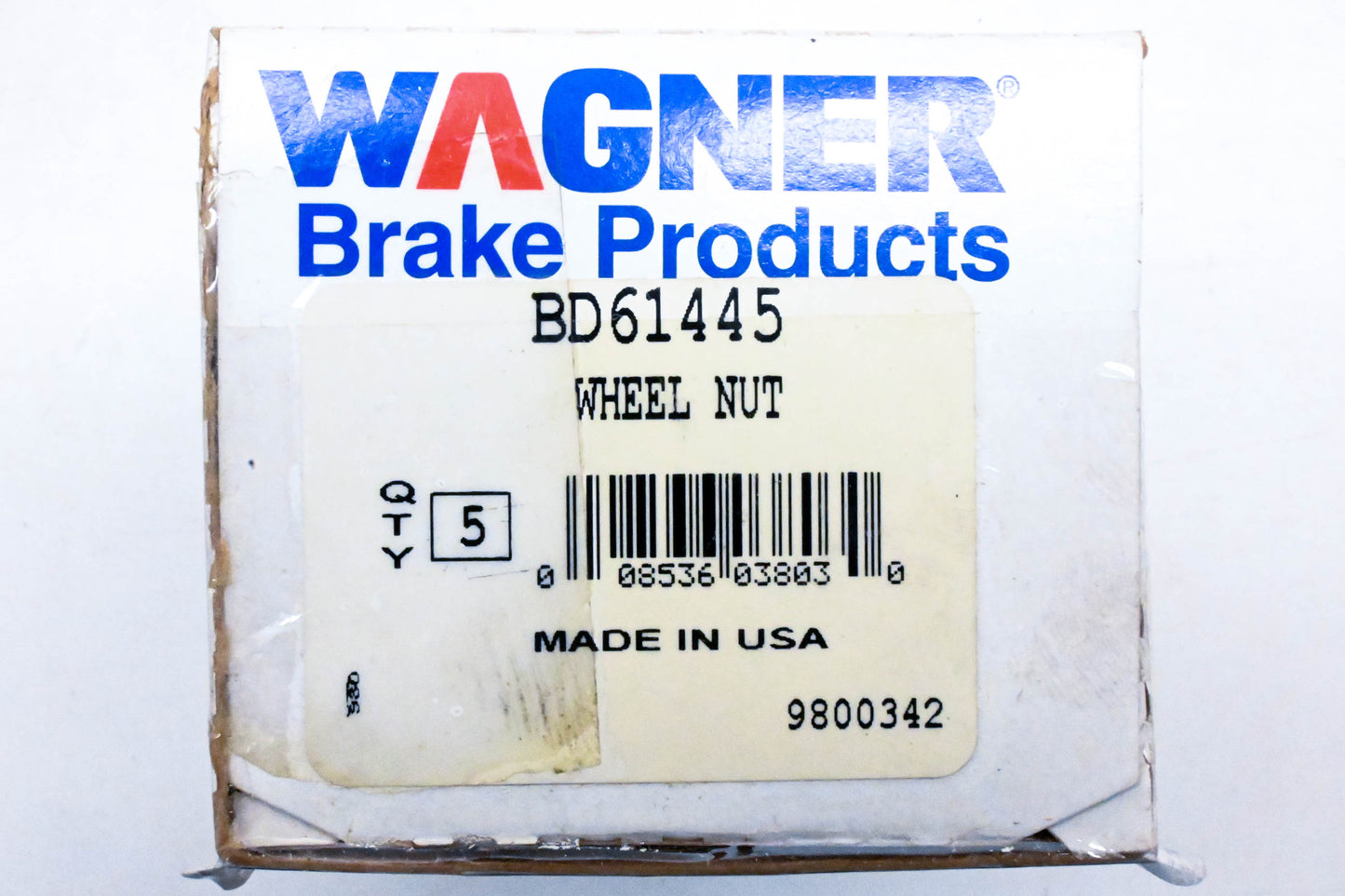 Wagner BD61445 Wheel Lug Nuts Qty 5 NOS
