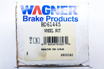 Wagner BD61445 Wheel Lug Nuts Qty 5 NOS