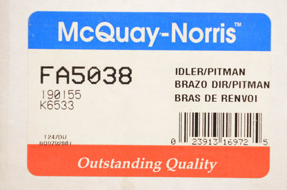 McQuay-Norris FA5038, 190155, K6533 Pitman Arms Idler Kit NOS