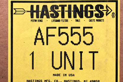 Hastings AF555 Air Filter NOS