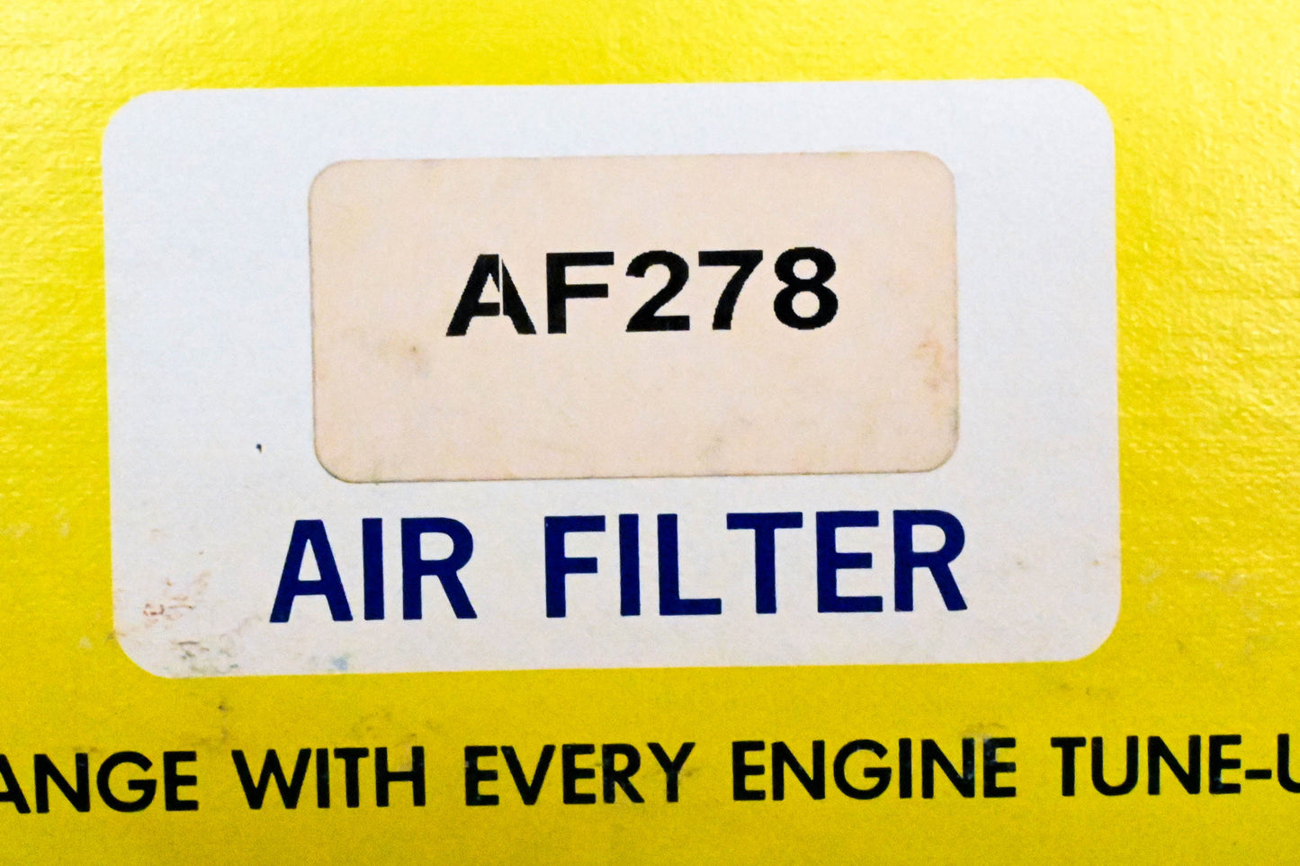 Hastings AF278 Air Filter NOS