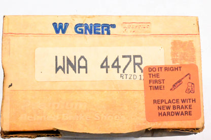 Wagner WNA447R Relined Brake Shoe Kit NOS