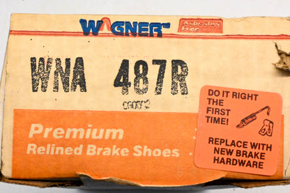 Wagner WNA487R Relined Brake Shoe Kit NOS