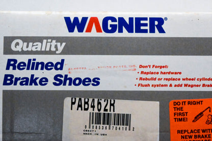 Wagner PAB462R Relined Brake Shoe Kit NOS