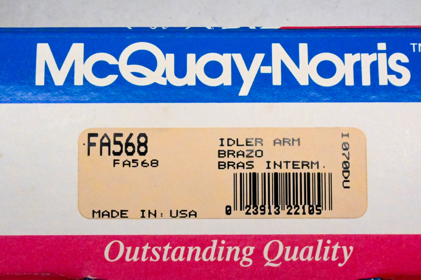 McQuay-Norris FA568 Idler Arm NOS