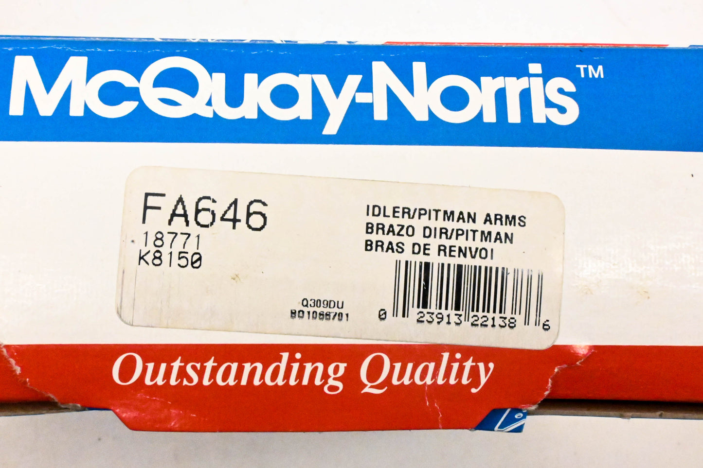 McQuay-Norris FA646, 18771, K8150 Idler Arm NOS