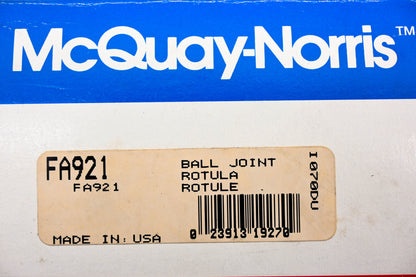McQuay-Norris FA921 Ball Joint Kit NOS