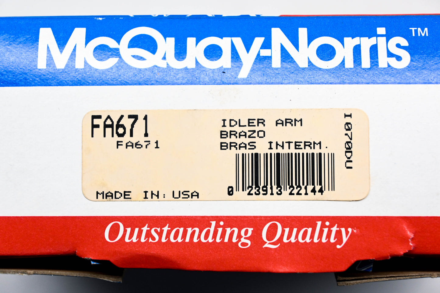 McQuay-Norris FA671 Idler Arm Kit NOS