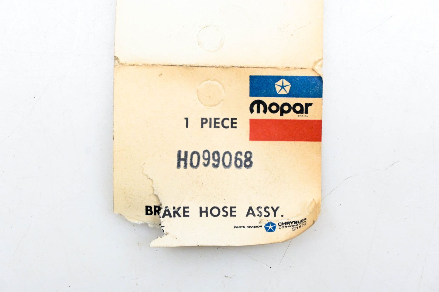 Mopar H099068, H99068 Brake Hose NOS