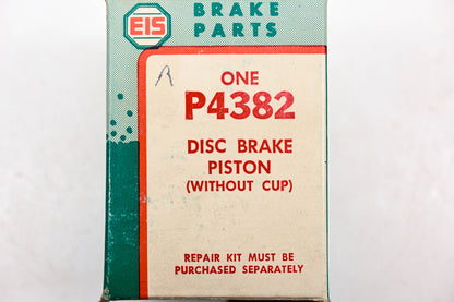 EIS P4382 Disc Brake Piston Without Cup NOS
