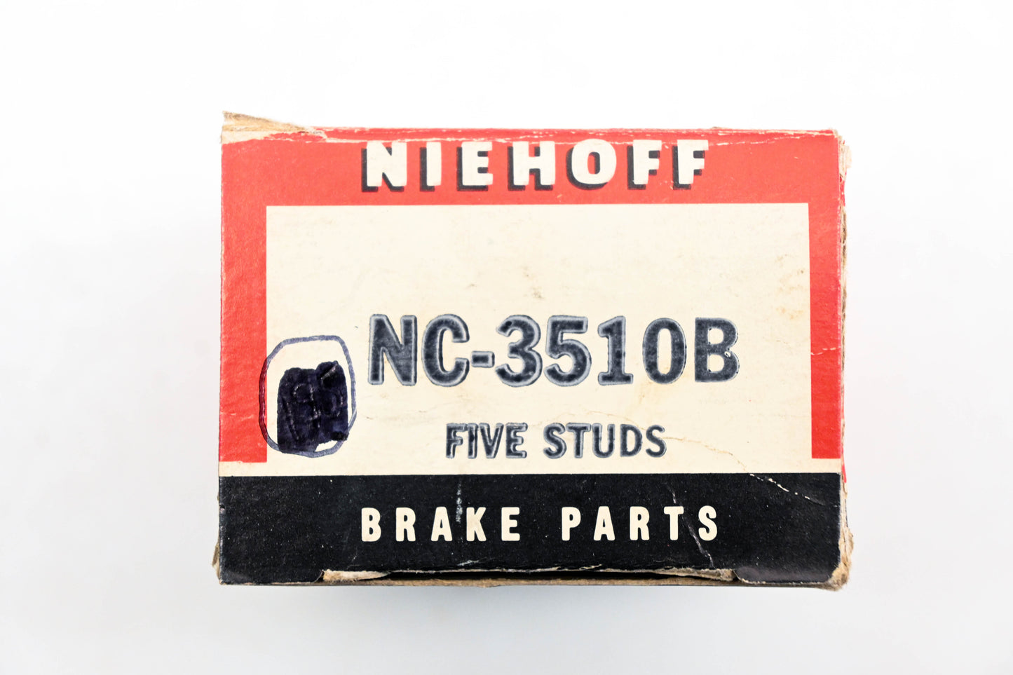 Niehoff NC-3510B Wheel Lugs Studs 1/2"-20 Qty 5 NOS