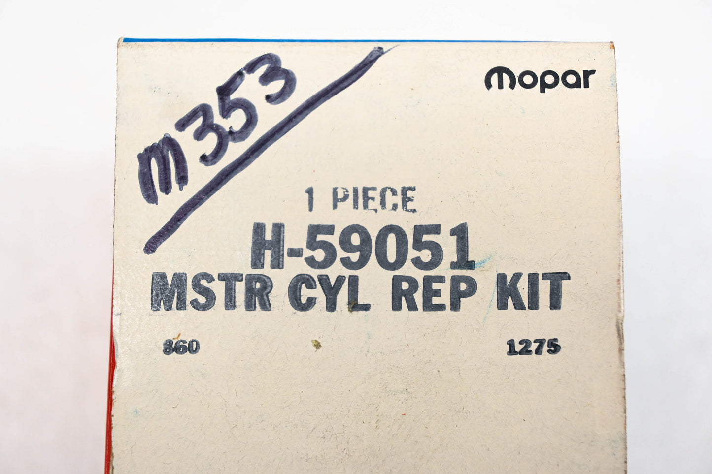 Mopar H59051, H-59051, M353 Master Cylinder Repair Kit NOS