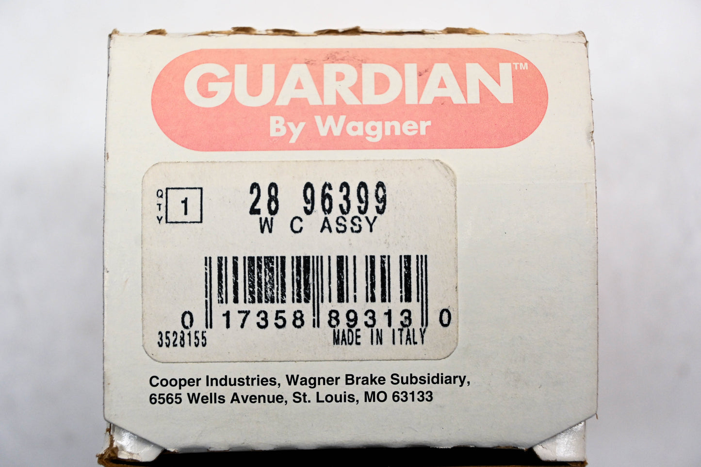 Wagner 28-96399 Guardian Wheel Cylinder Assembly NOS