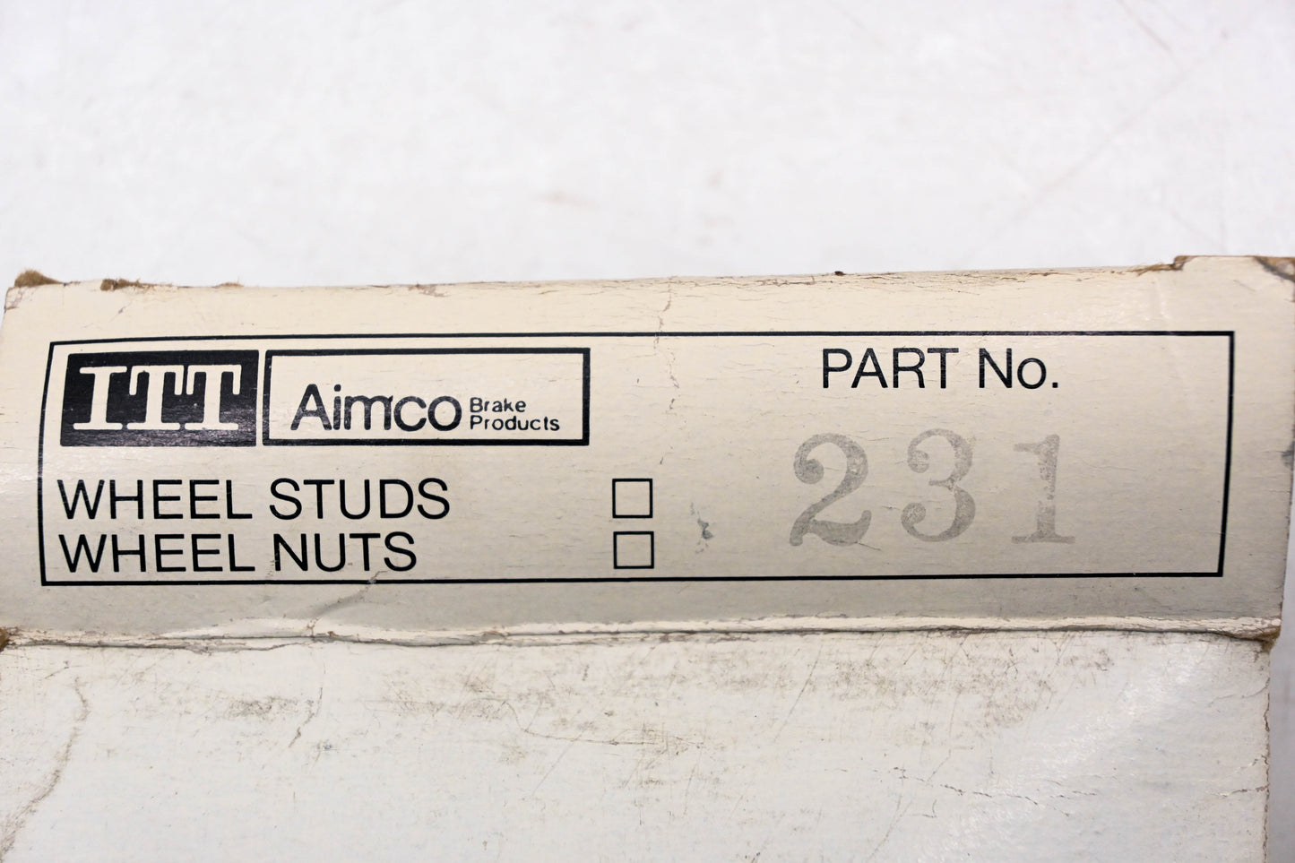 Aimco 231 Wheel Lug Bolts 1/2"-20 Qty 5 NOS