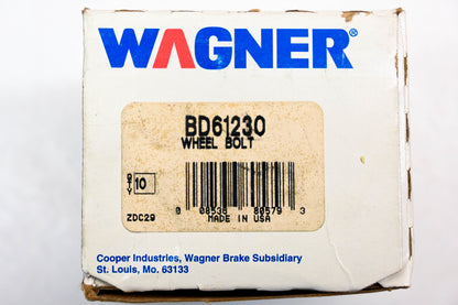 Wagner BD61230 Wheel Lug Bolts 1/2"-20 Qty 10 NOS