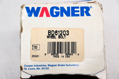 Wagner BD61203 Wheel Lug Bolts 7/16"-20 Qty 10 NOS
