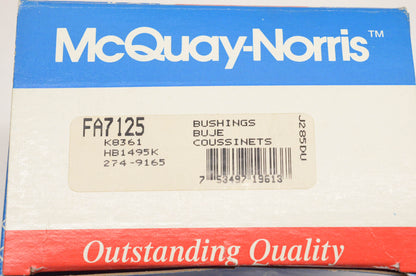 McQuay-Norris FA7125, K8361, HB1495K Bushing Kit NOS