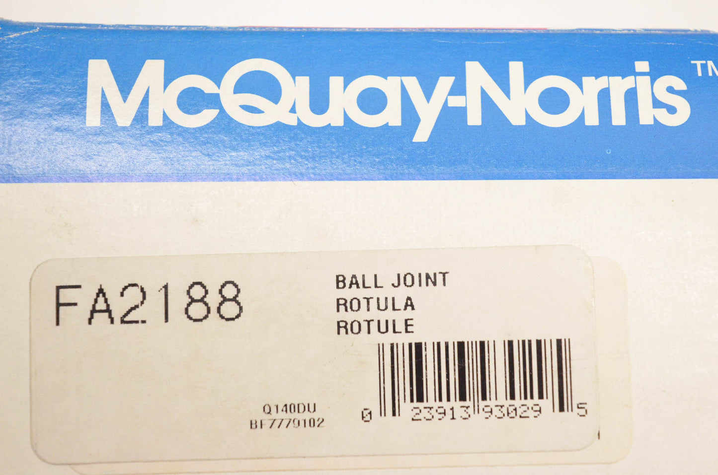 McQuay-Norris FA2188 Ball Joint Kit NOS