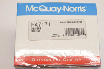 McQuay-Norris FA7171, HB1680, K8690 Sway Bar Bushing Kit NOS