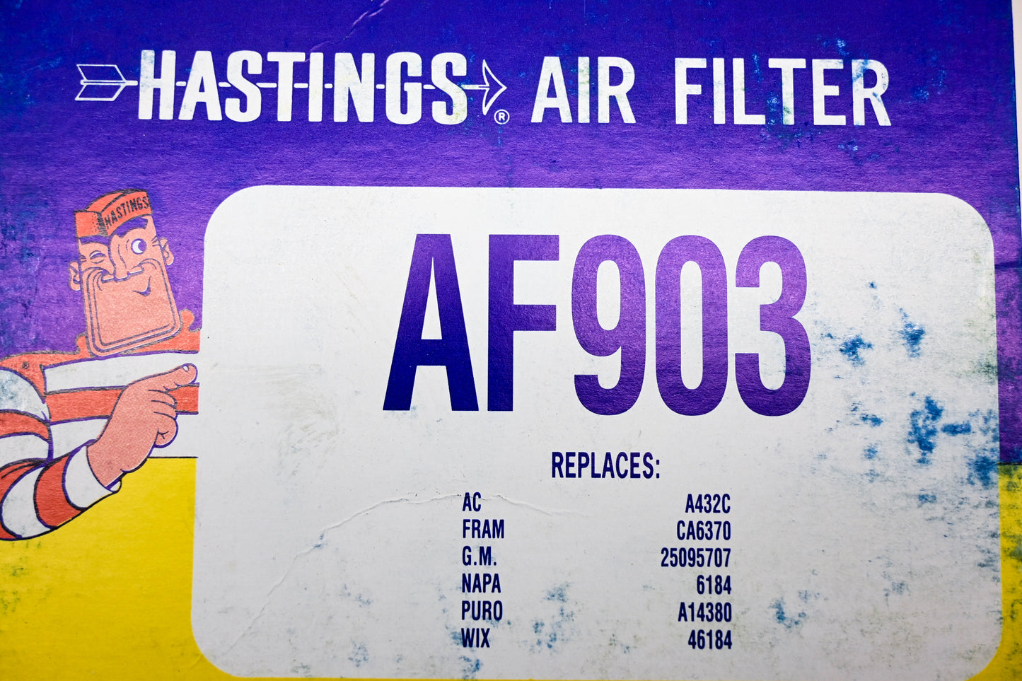Hastings AF903 Air Filter NOS