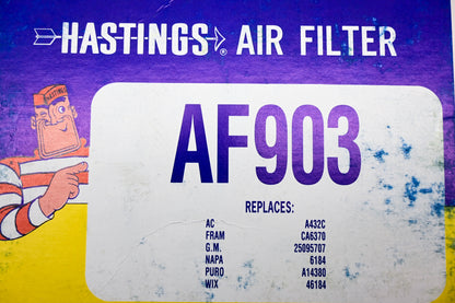 Hastings AF903 Air Filter NOS