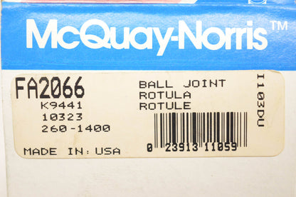 McQuay-Norris FA2066, K9441, 10323 Ball Joint Kit NOS