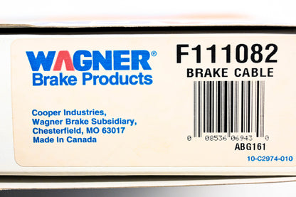 Wagner F111082 Parking Brake Cable Assembly NOS