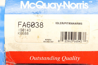 McQuay-Norris FA6038, 190143, K8688 Pitman Arms Idler Kit NOS