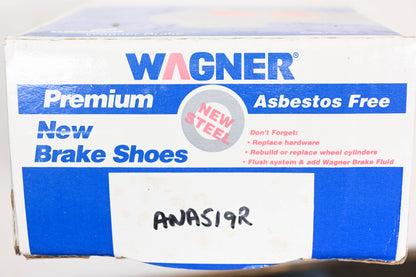 Wagner ANA519R Relined Brake Shoe Kit NOS