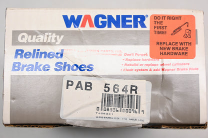 Wagner PAB564R Relined Brake Shoe Kit NOS