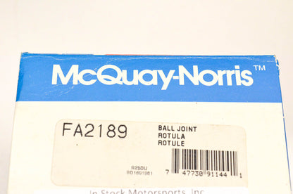 McQuay-Norris FA2189 Ball Joint Kit NOS