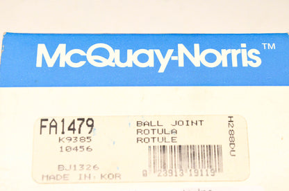 McQuay-Norris FA1479, K9385, 2601355 Ball Joint Kit NOS