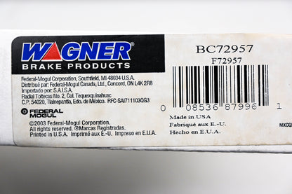 Wagner BC72957, F72957 Brake Cable NOS