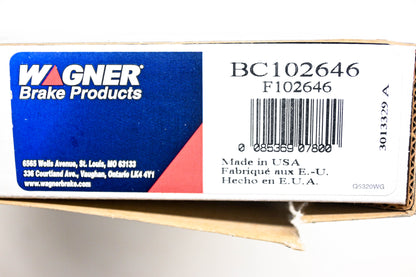 Wagner BC102646, F102646 Brake Cable Kit NOS
