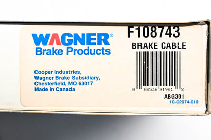 Wagner F108743 Parking Brake Cable NOS