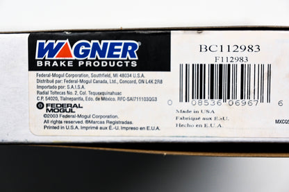 Wagner BH112983, F112983 Parking Brake Cable NOS