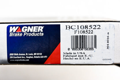 Wagner BC108522, F108522 Parking Brake Cable Kit NOS