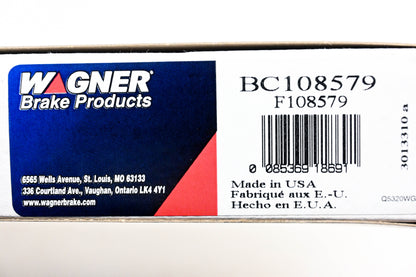 Wagner BC108579, F108579 Parking Brake Cable Assembly NOS