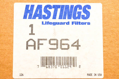 Hastings AF964 Air Filter NOS