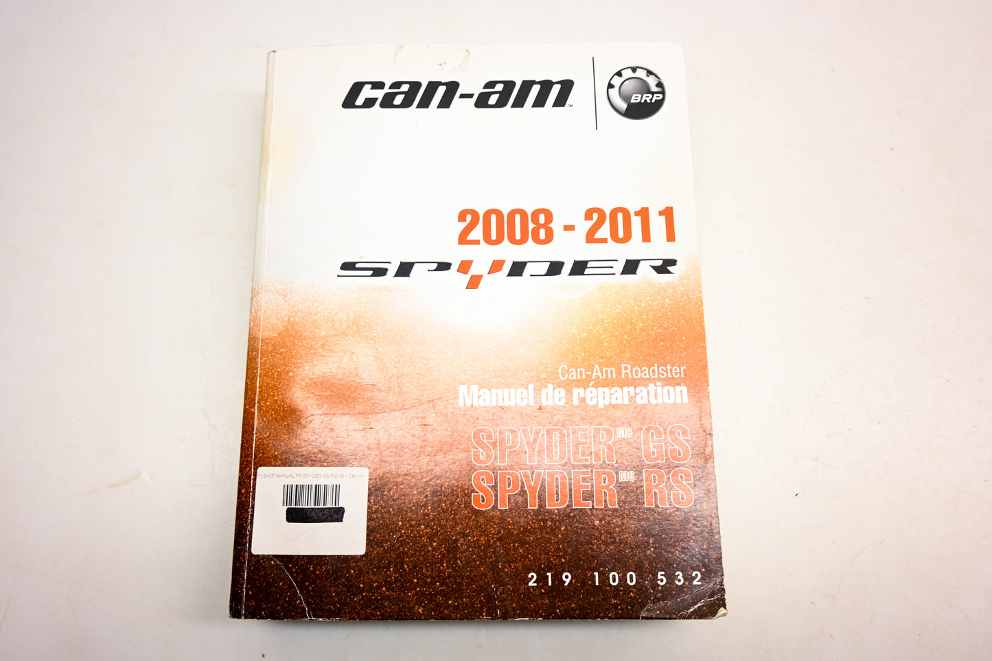 OEM Can-Am 219100532 French 2008-11 Spyder Roadster Manual