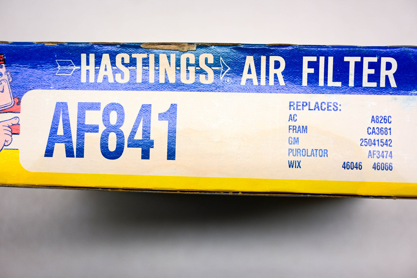 Hastings AF841 Air Filter NOS