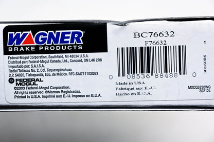 Wagner BC76632, F76632 Brake Cable NOS