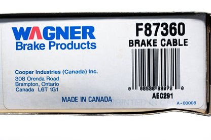 Wagner F87360 Brake Cable NOS