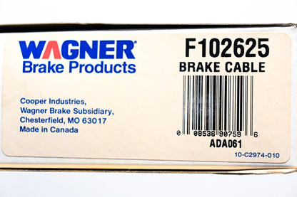 Wagner F102625 Brake Cable NOS