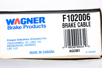 Wagner F102006 Brake Cable NOS
