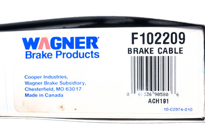 Wagner F102209 Brake Cable NOS