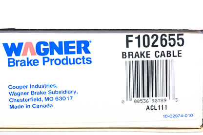 Wagner F102655 Brake Cable NOS