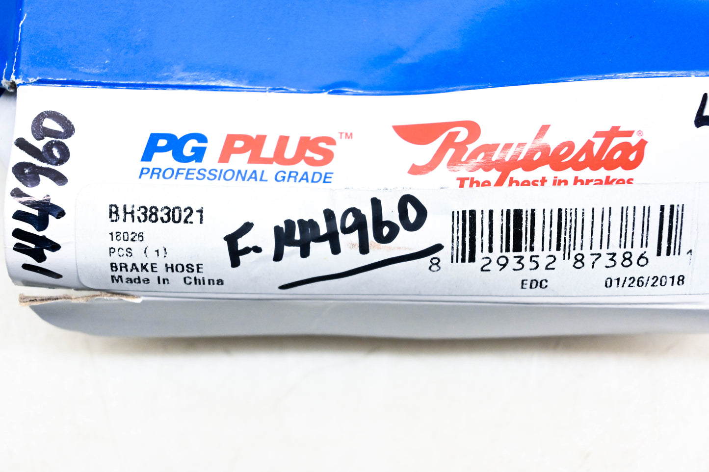 Raybestos BH383021, F144960 Brake Hose NOS